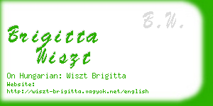 brigitta wiszt business card